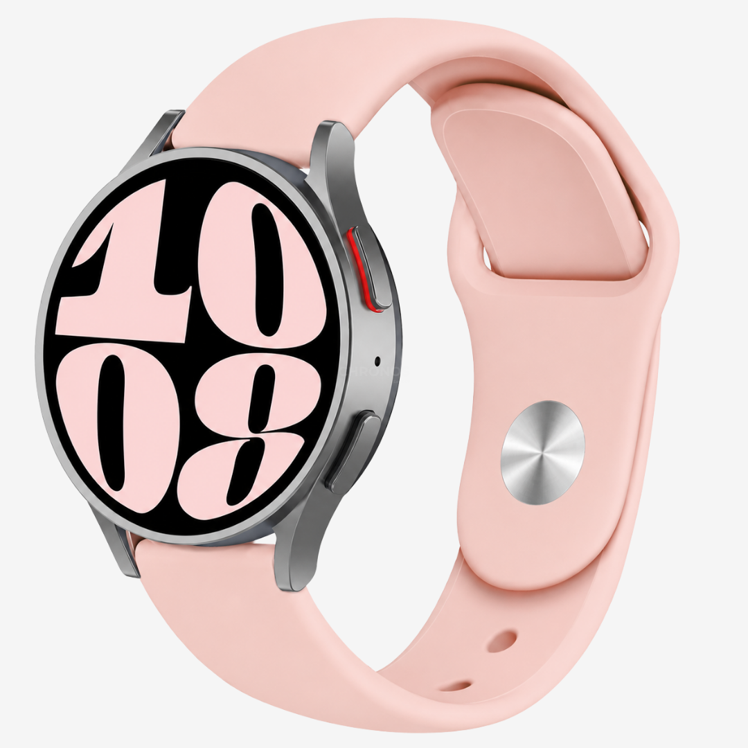 Coros Watch Band - Silicone Watch Band Replacement Strap - Pink Sand - Watch Band