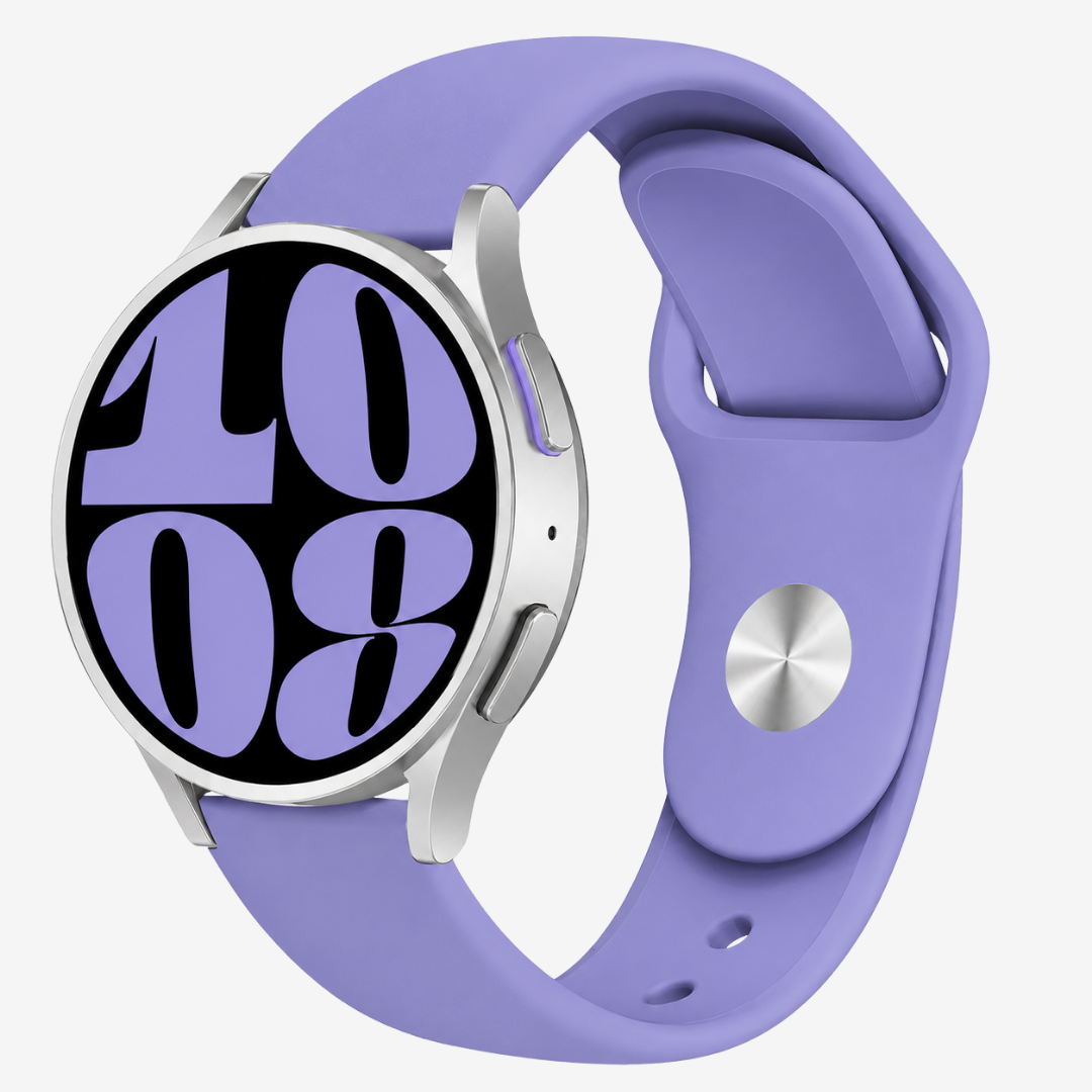 Coros Watch Band - Silicone Watch Band Replacement Strap - Purple - Watch Band