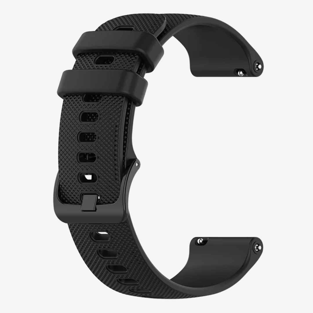Coros Watch Band - Silicone Sport - Black 1 - Watch Band