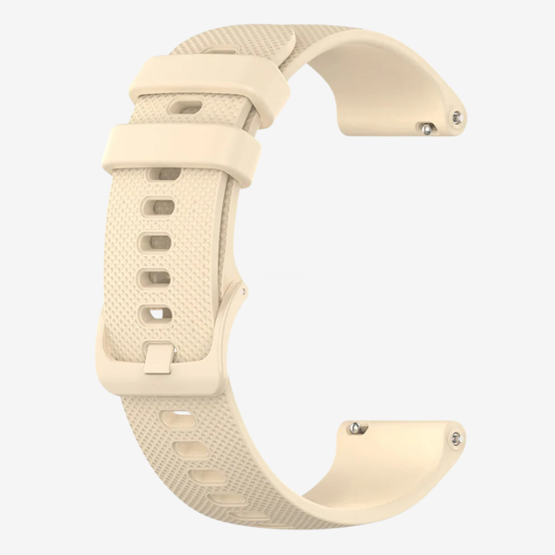 Coros Watch Band - Silicone Sport - Cream - Watch Band