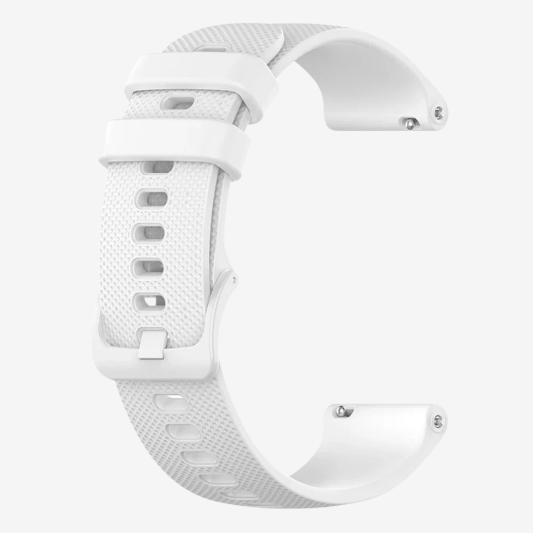 Coros Watch Band - Silicone Sport - White 1 - Watch Band