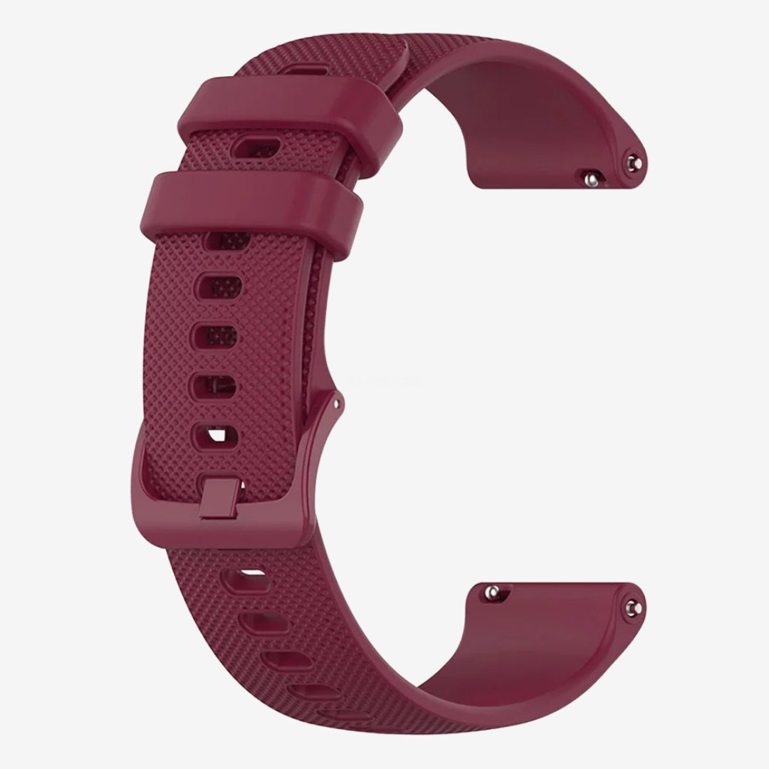 Coros Watch Band - Silicone Sport - Wine 1 - Watch Band