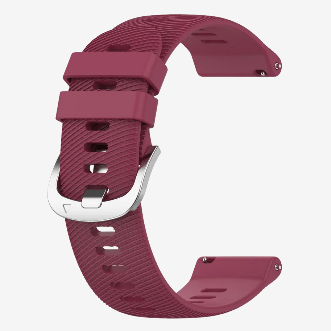 Coros Watch Band - Silicone Sport - Wine - Watch Band