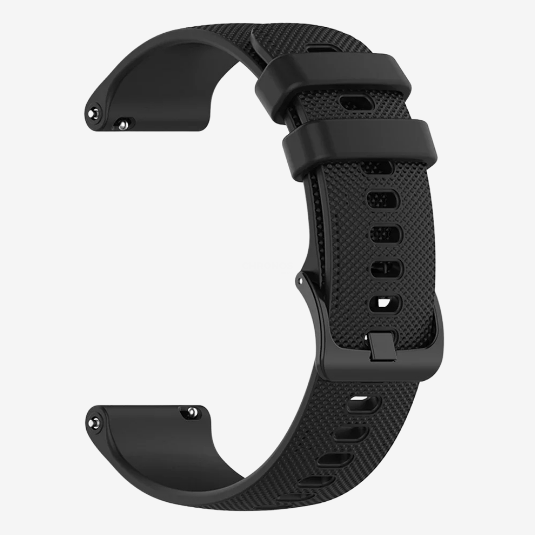 Coros Watch Band - Sport Silicone - Black 1 - Watch Band