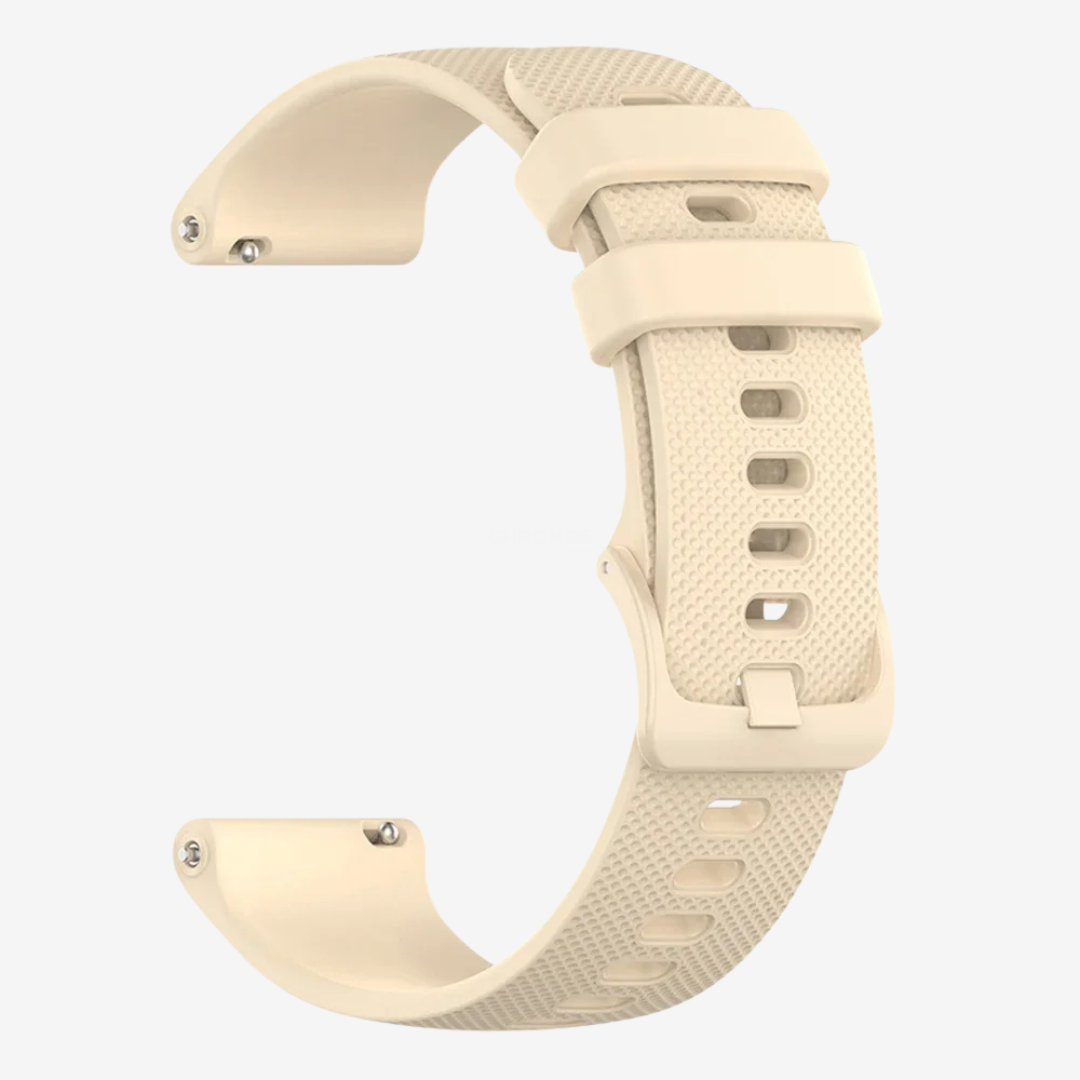 Coros Watch Band - Sport Silicone - Cream - Watch Band