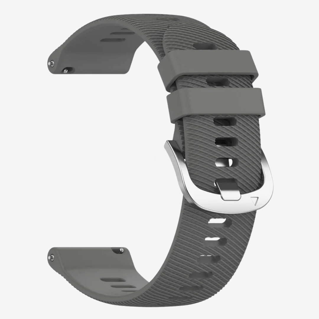 Coros Watch Band - Sport Silicone - Dark Grey - Watch Band