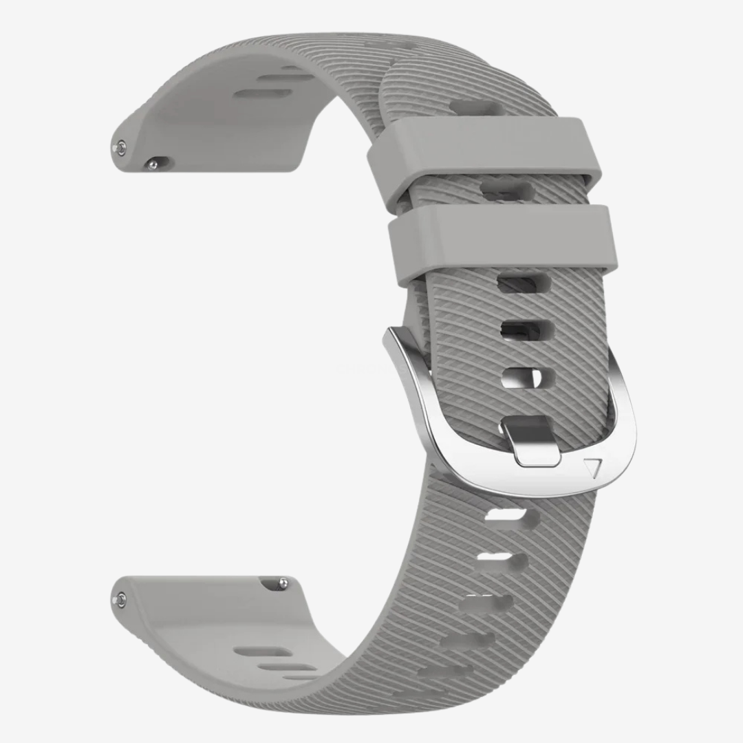 Coros Watch Band - Sport Silicone - Grey - Watch Band