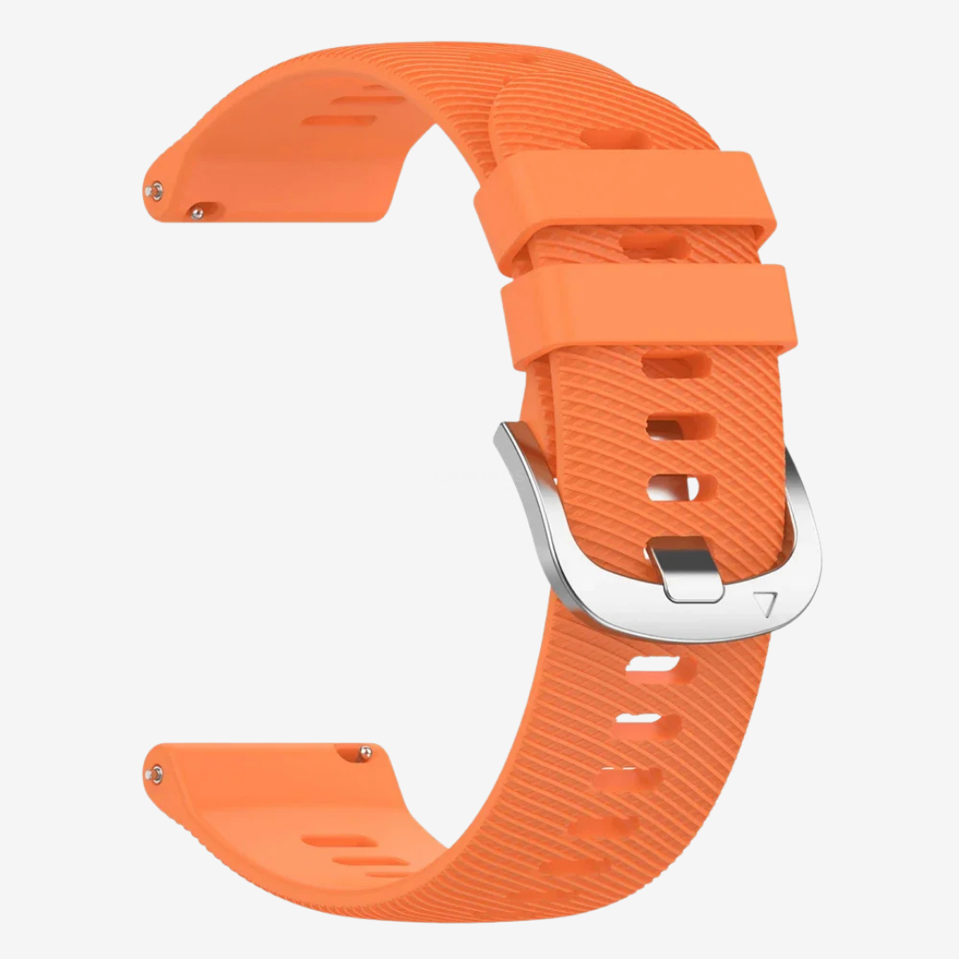 Coros Watch Band - Sport Silicone - Orange - Watch Band