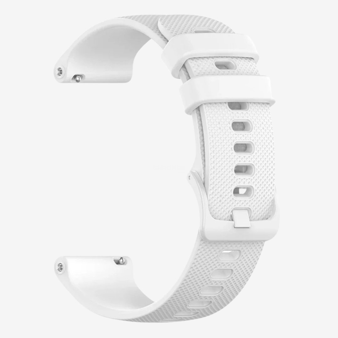 Coros Watch Band - Sport Silicone - White 1 - Watch Band