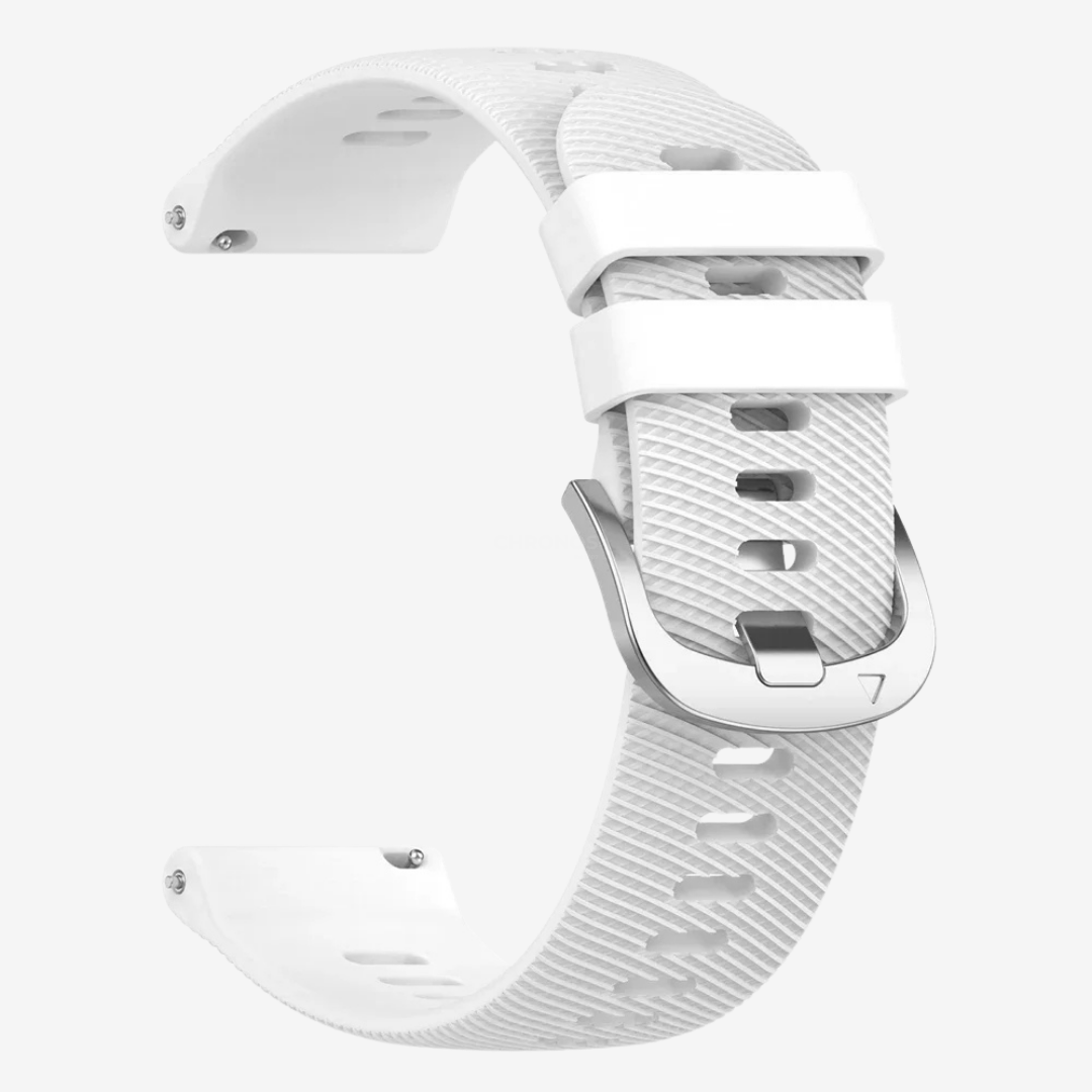 Coros Watch Band - Sport Silicone - White - Watch Band