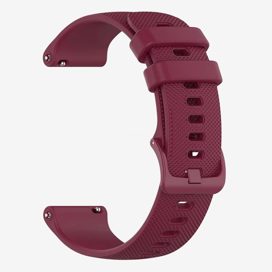 Coros Watch Band - Sport Silicone - Wine 1 - Watch Band
