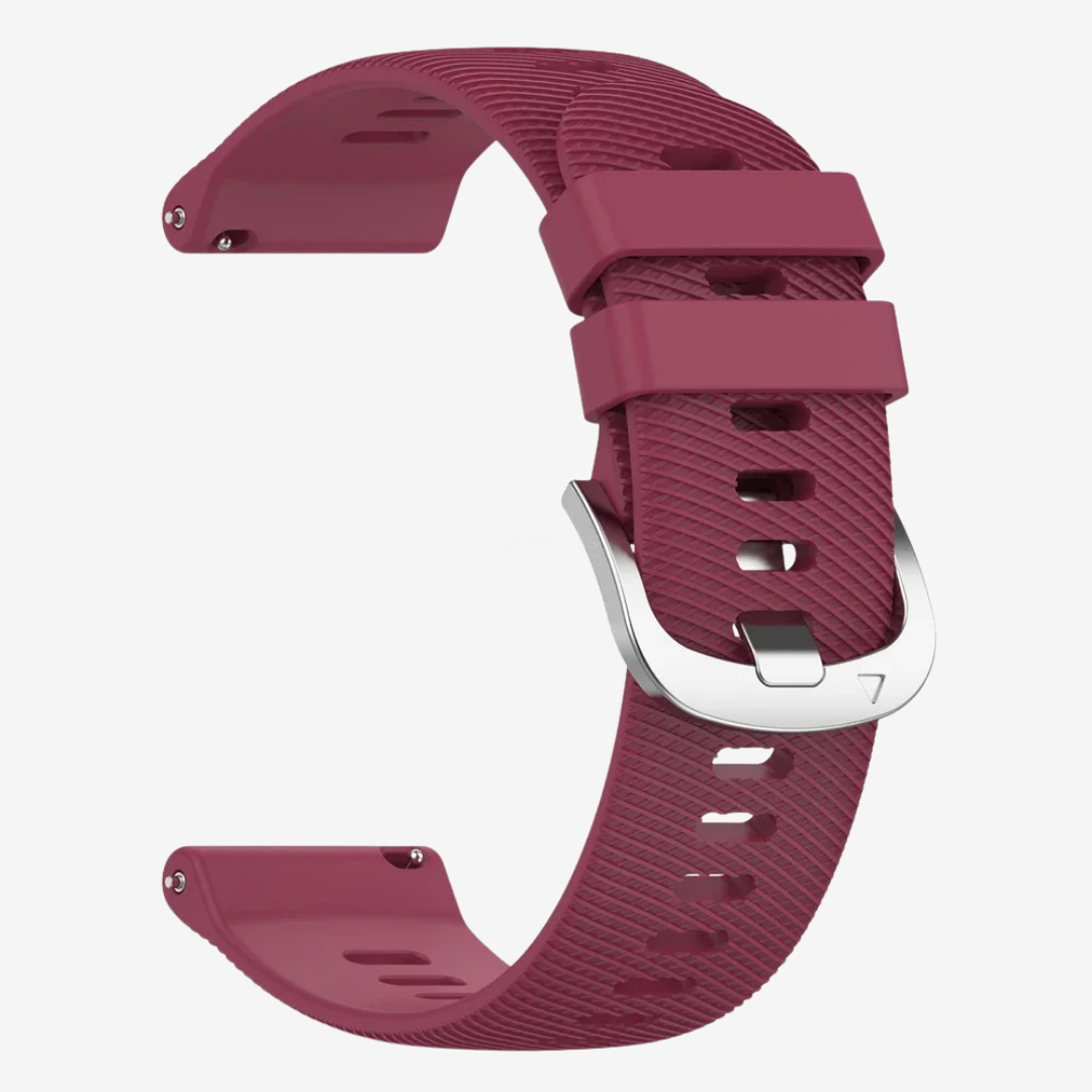 Coros Watch Band - Sport Silicone - Wine - Watch Band