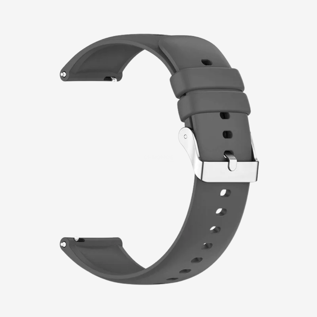 Coros Watch Band - Universal Silicone - Grey - Watch Band