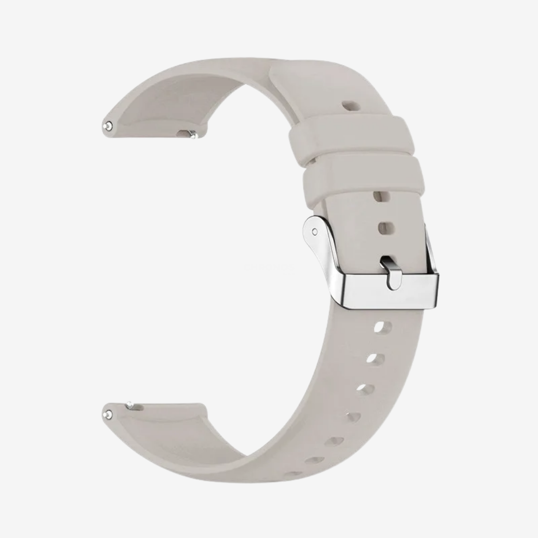 Coros Watch Band - Universal Silicone - Light Gray - Watch Band