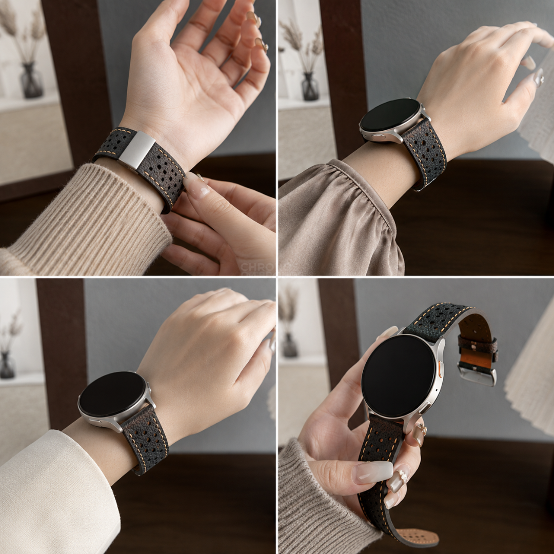 Coros Watch Band - Zephyr Leather Strap - Watch Band