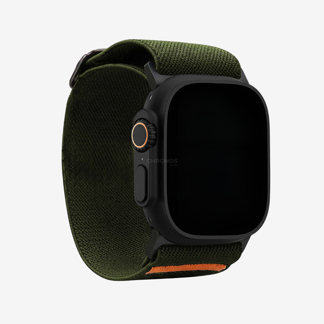 Elastic Band - Olive Green / 40mm / 41mm / 42mm - Watch Band