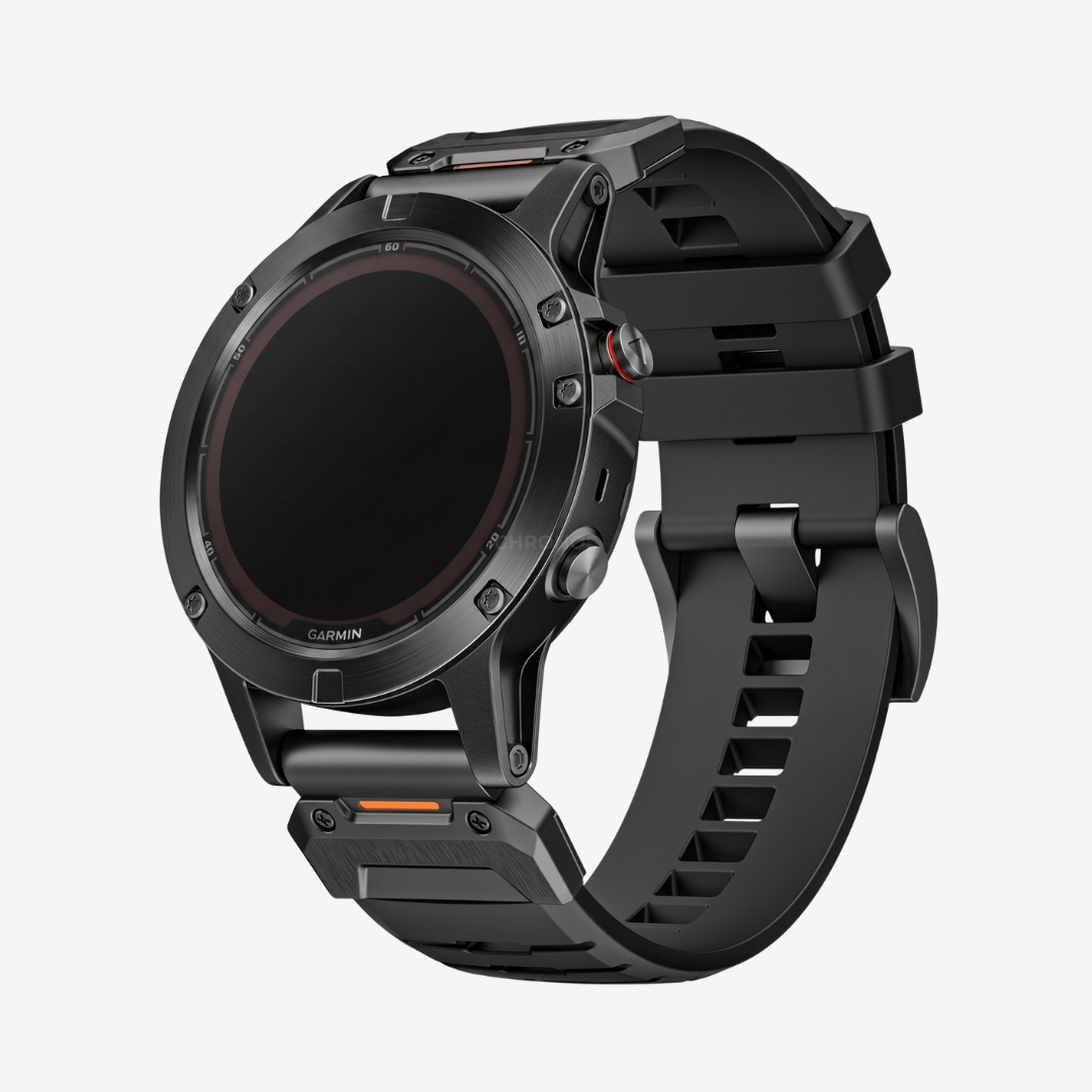 Garmin QuickFit FKM Rubber Band - Black / 22mm - Watch Band