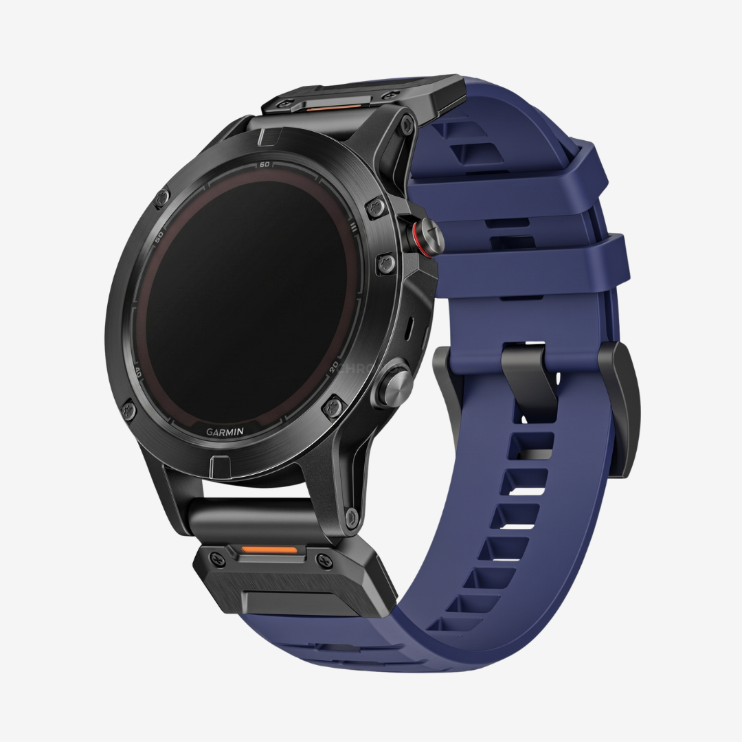 Garmin QuickFit FKM Rubber Band - Blue / 22mm - Watch Band