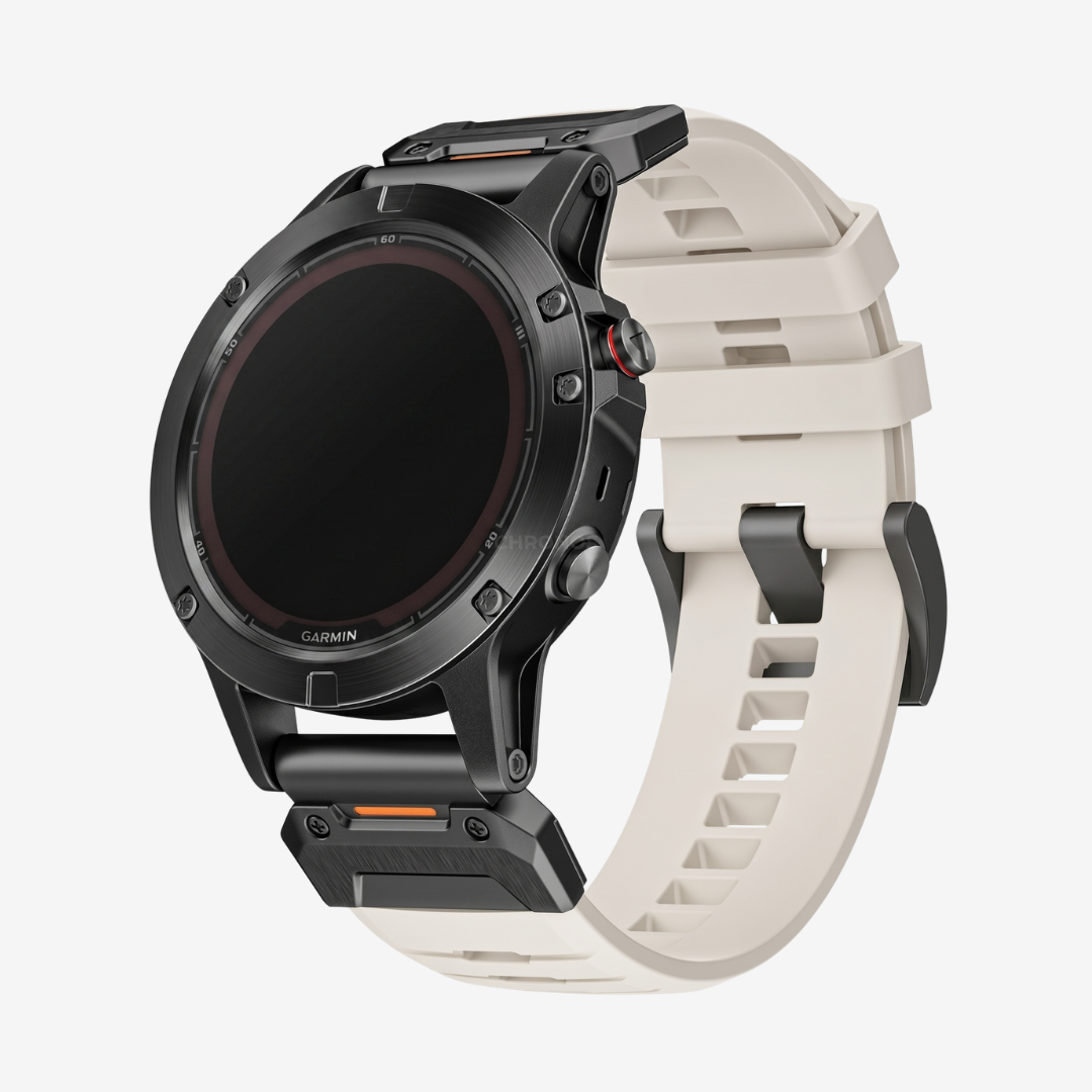 Garmin QuickFit FKM Rubber Band - White / 22mm - Watch Band