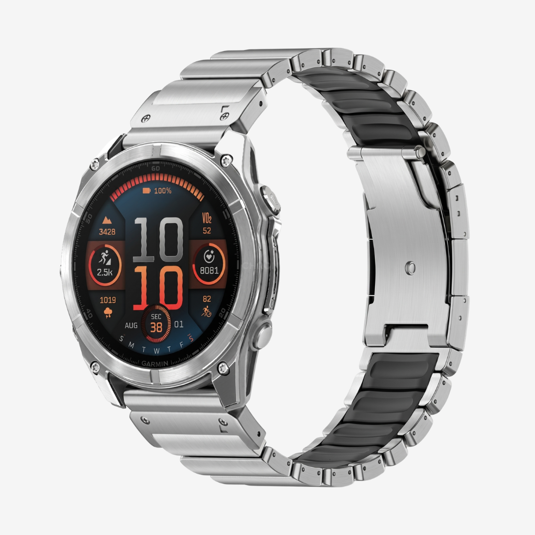 Garmin QuickFit GEMINI Titanium Band - Titanium / 22mm - Watch Band