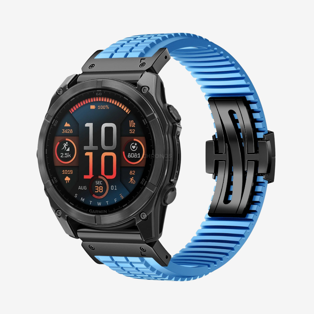 Garmin QuickFit GR Modern Band Upgraded Version - Turquoise-Black / 22mm - Watch Band