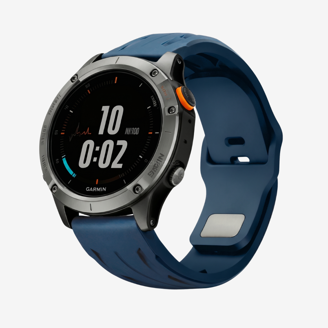 Garmin QuickFit Hypercar Sport Band - Blue / 22mm - Watch Band