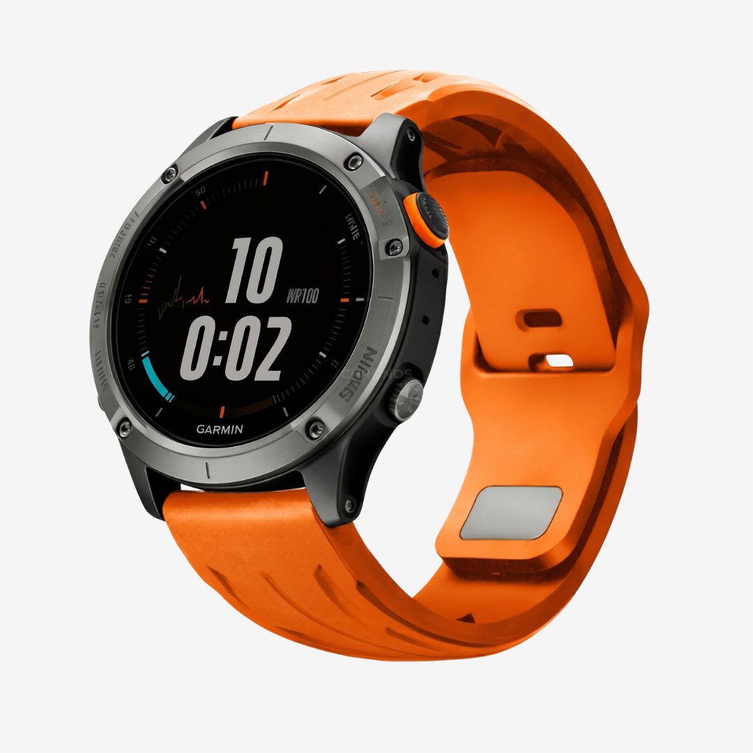 Garmin QuickFit Hypercar Sport Band - Orange / 22mm - Watch Band