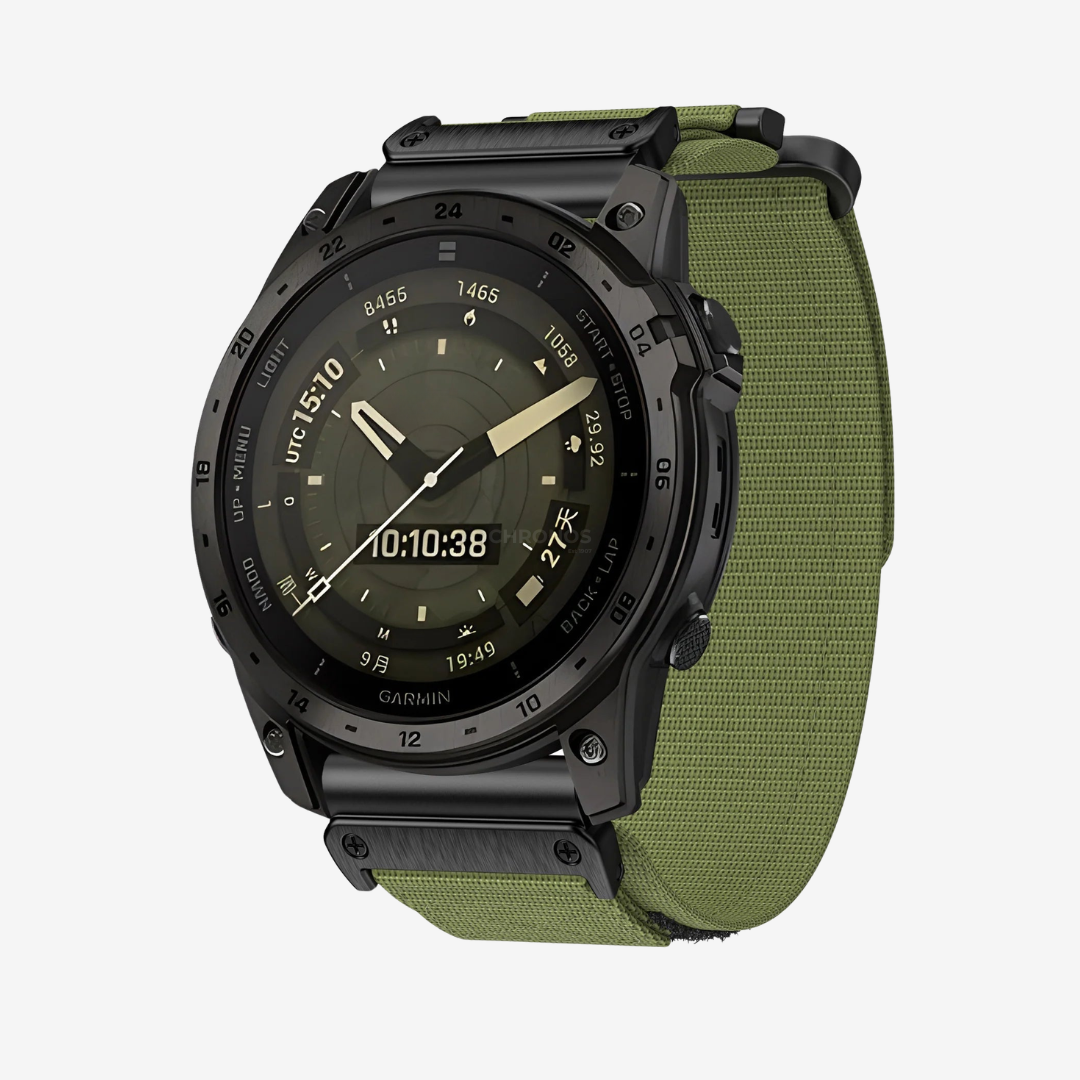 Garmin QuickFit Nylon Canvas Loop Velcro Band - Watch Band