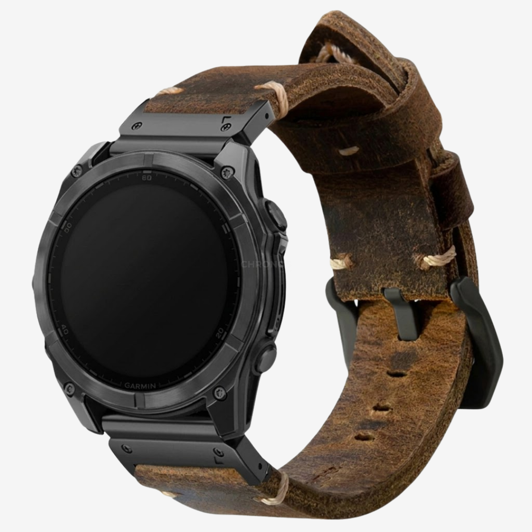 Garmin QuickFit Vintage Leather Band - Watch Band