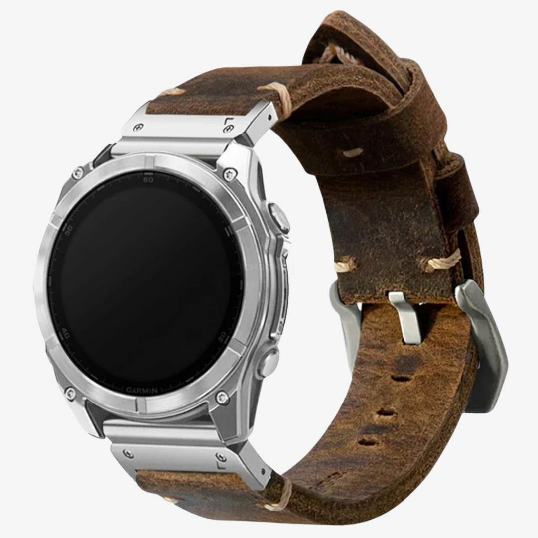 Garmin QuickFit Vintage Leather Band - Watch Band