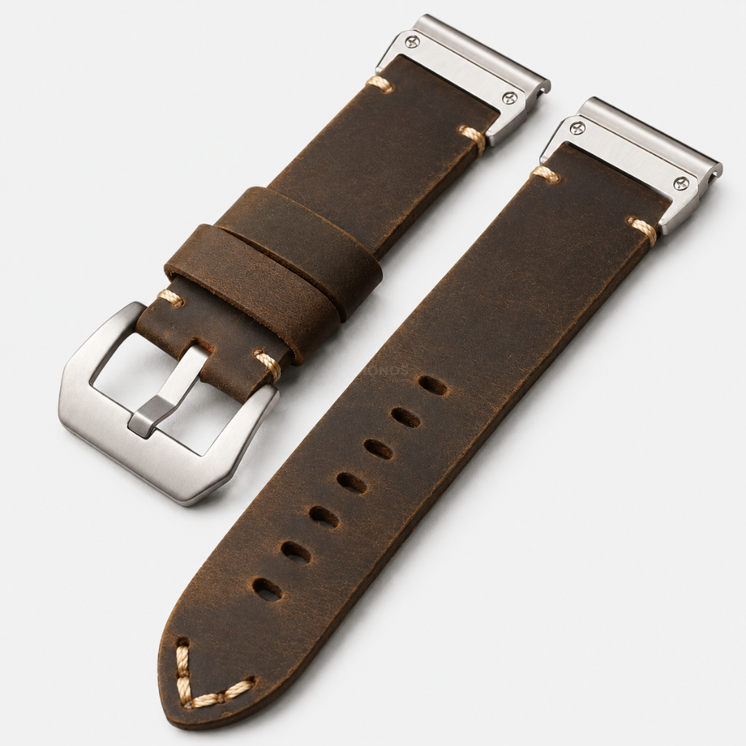 Garmin QuickFit Vintage Leather Band - Watch Band
