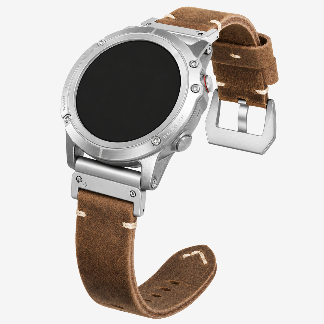 Garmin QuickFit Vintage Leather Band - Watch Band