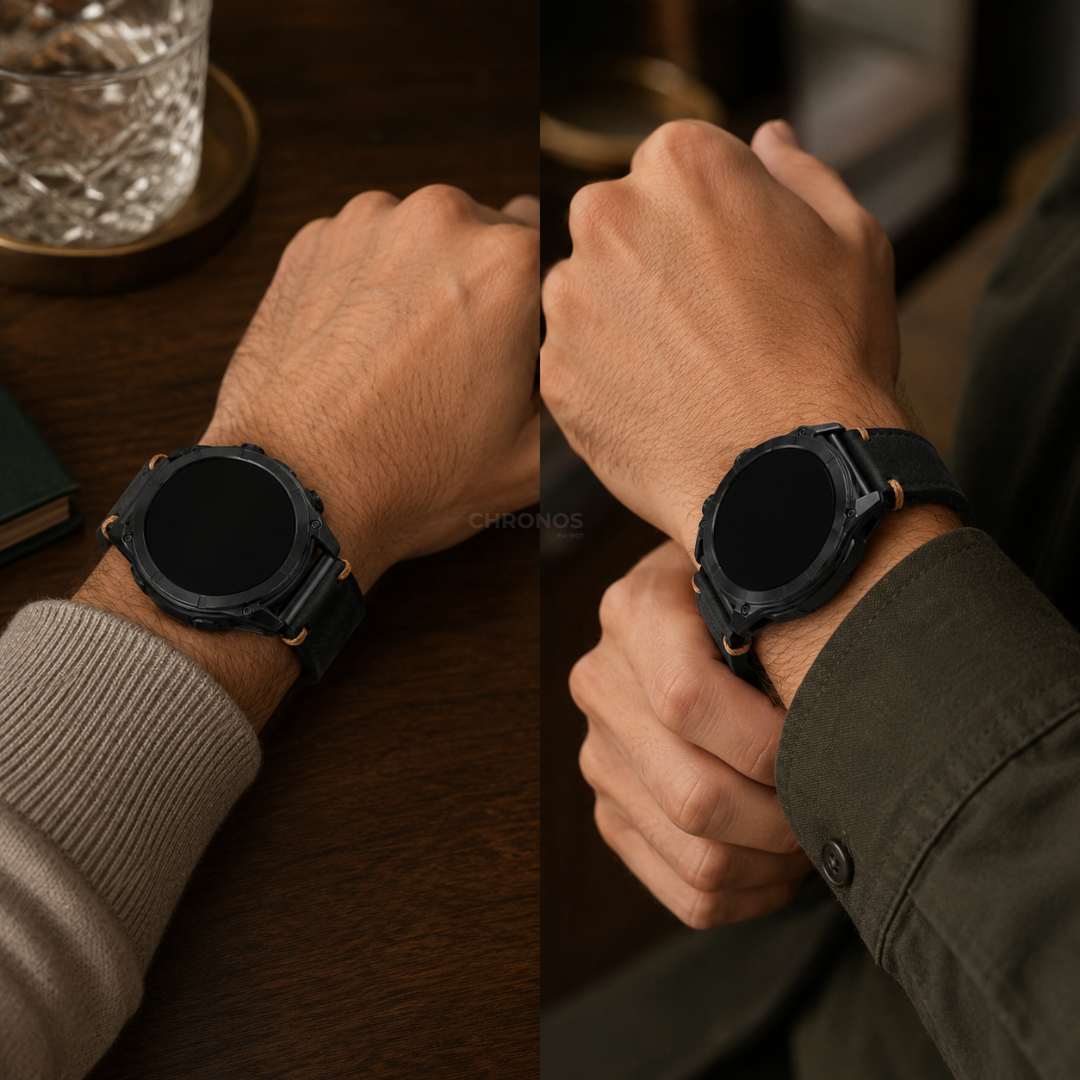 Garmin QuickFit Vintage Leather Band - Watch Band