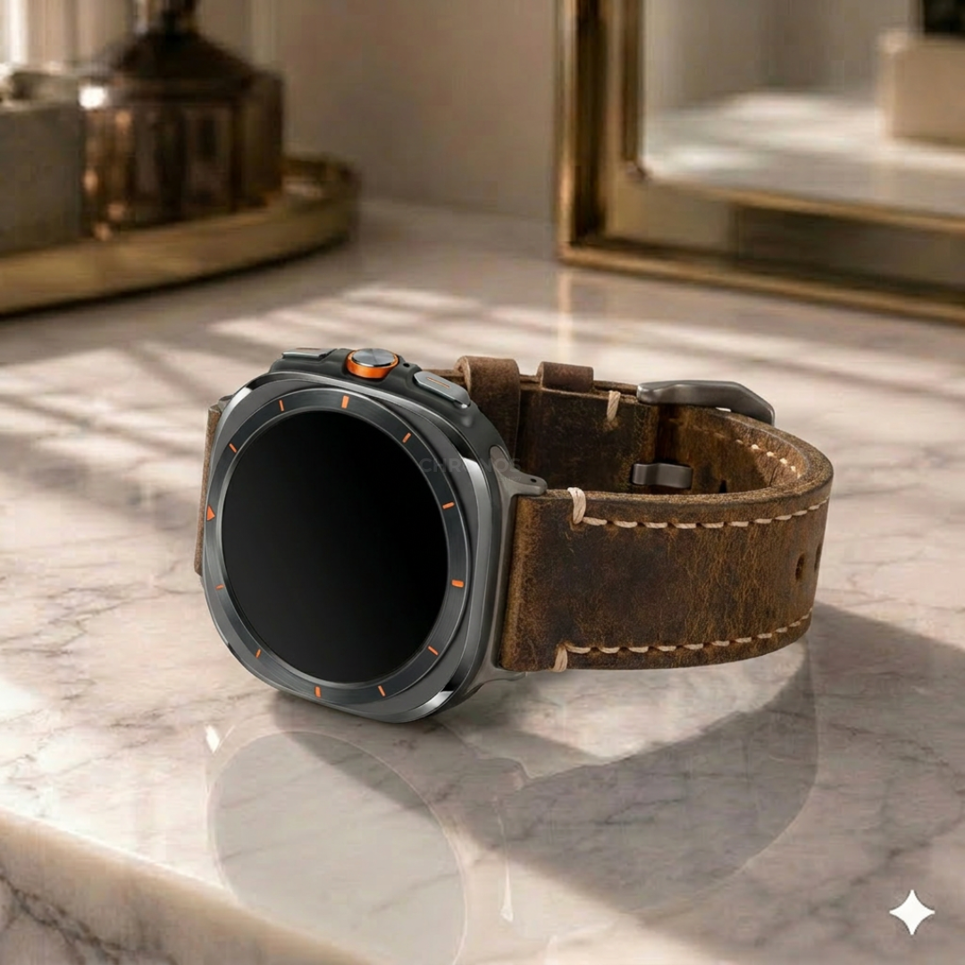 Leather Strap R01 for Samsung Galaxy Watch Ultra - Watch Band