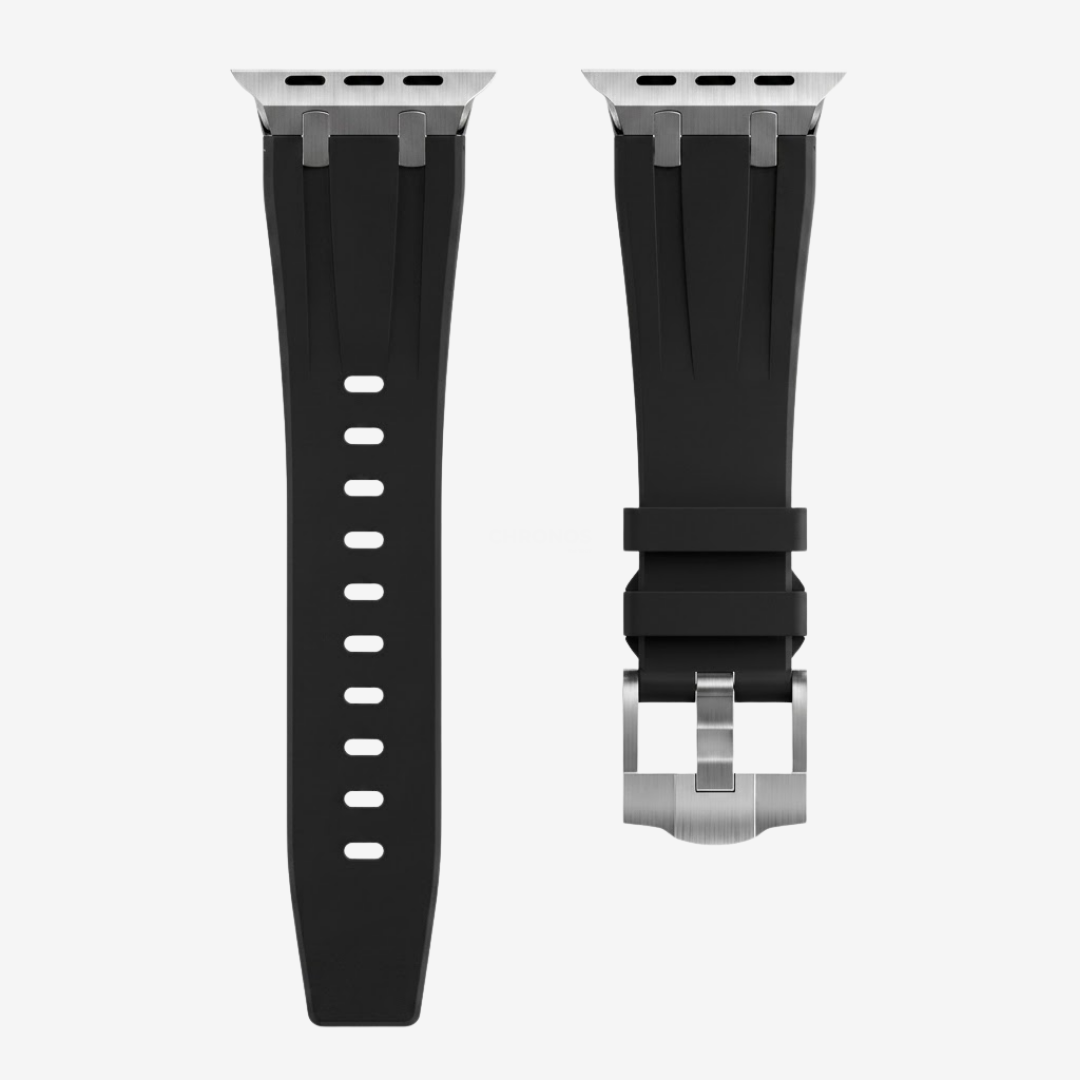 NEW AP Thick Silicone Band With Titanium Adapter For Apple Watch - Watch Band