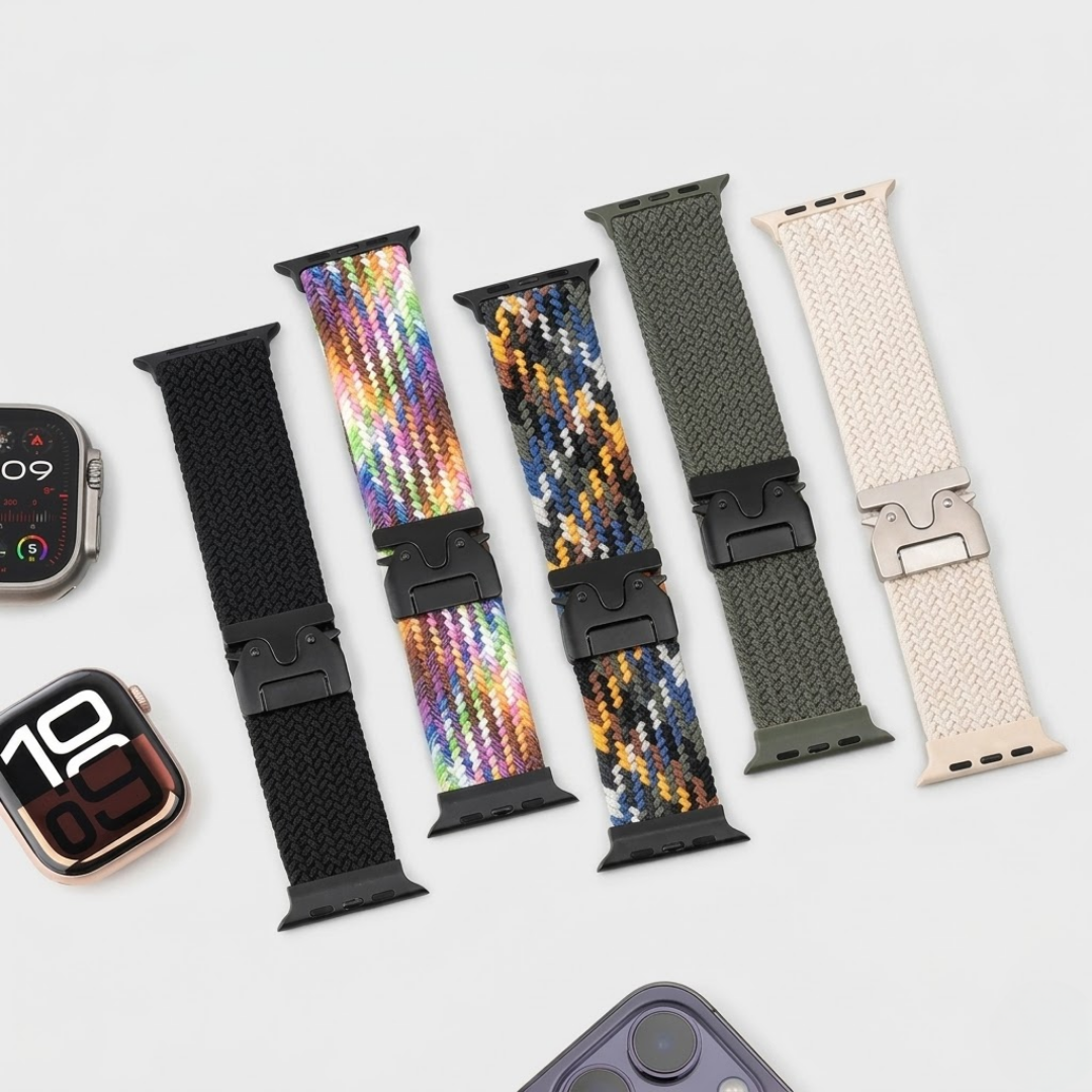 Nylon Braided Band For Apple Watch - Watch Band