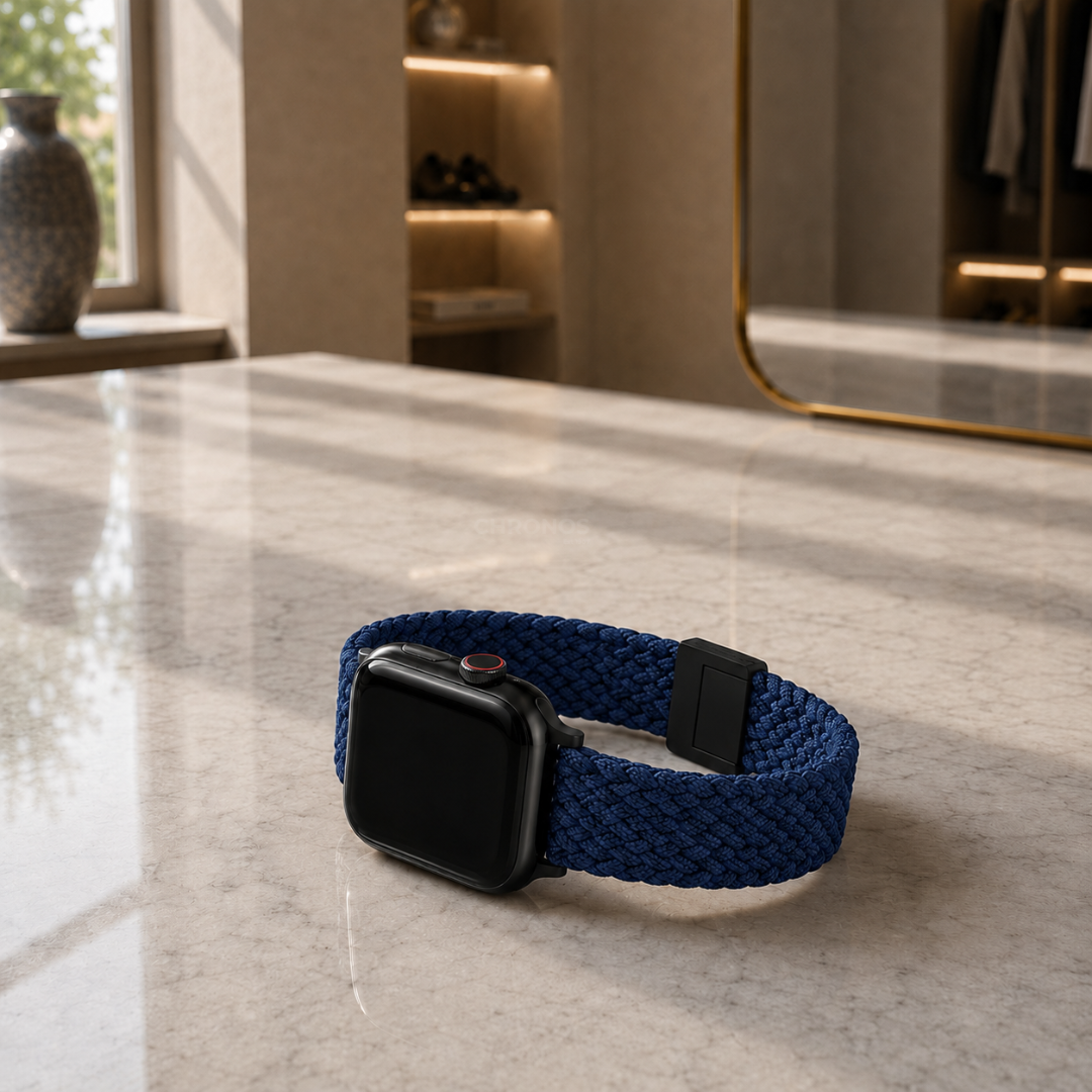 Nylon Round Buckle Band For Apple Watch - Watch Band