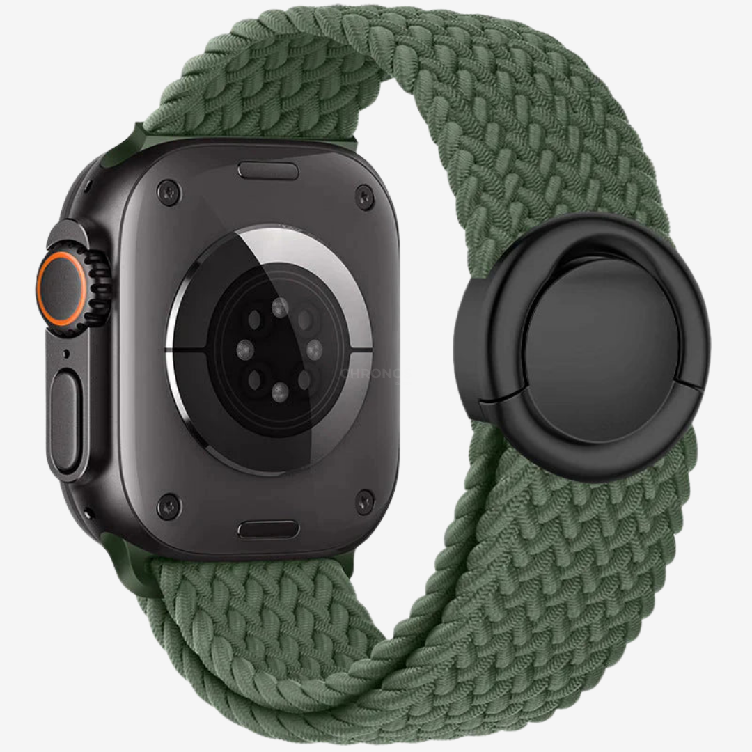 Nylon Round Buckle Band For Apple Watch - Watch Band