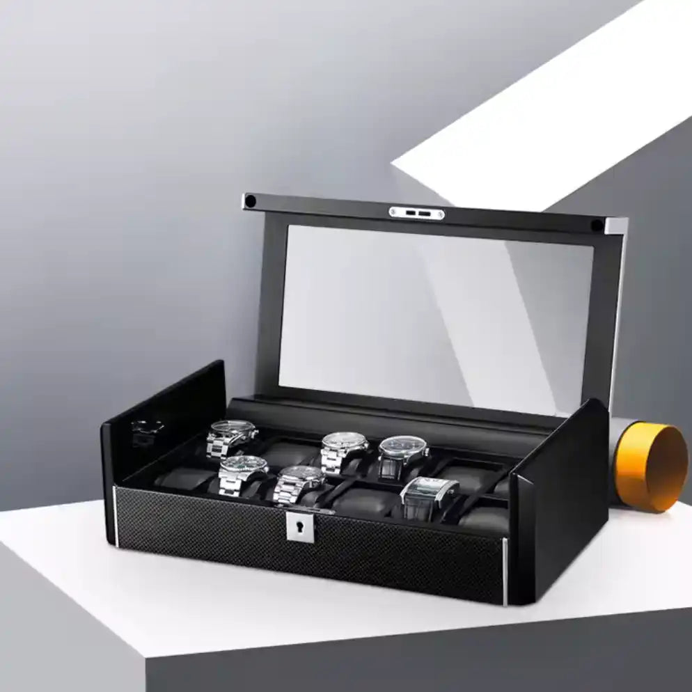 Watch Box - Luxury Piano 12 Slots - Watch Box