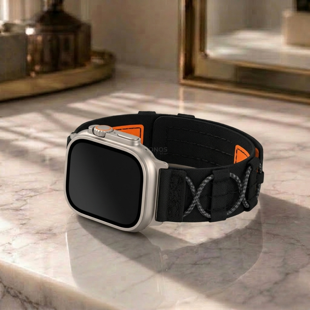 Outdoor Tactical Nylon Strap for Apple Watch - Watch Band