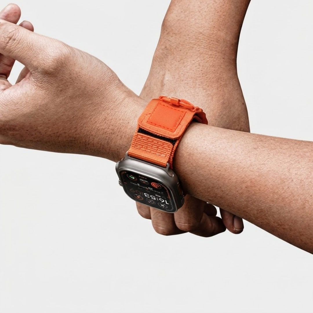 Outdoor Tactical Nylon Strap for Apple Watch - Watch Band