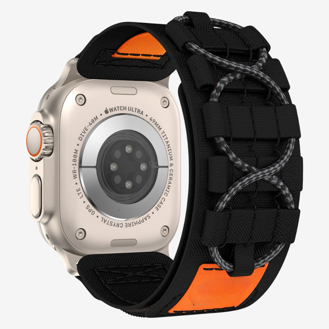 Outdoor Tactical Nylon Strap for Apple Watch - Watch Band