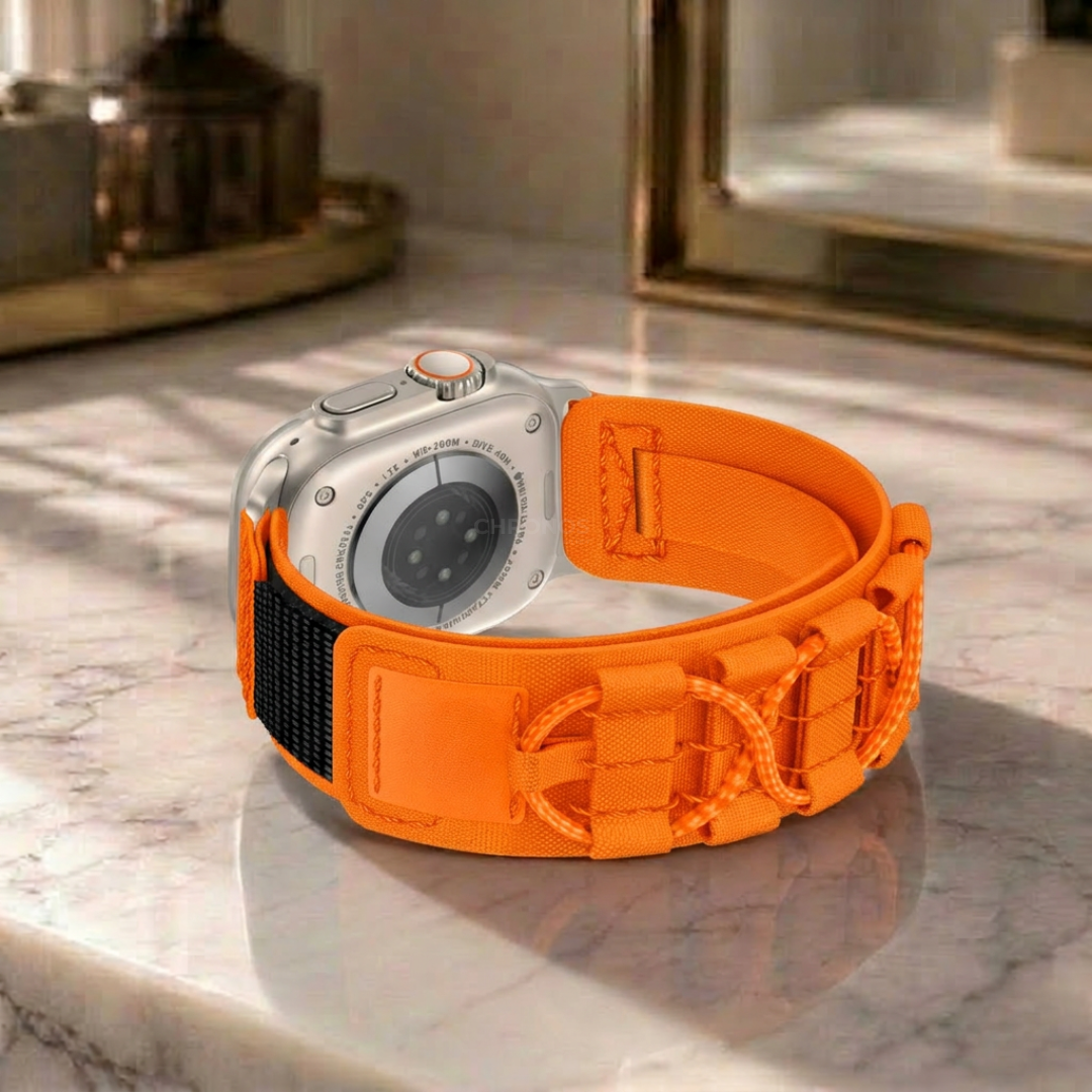 Outdoor Tactical Nylon Strap for Apple Watch - Watch Band