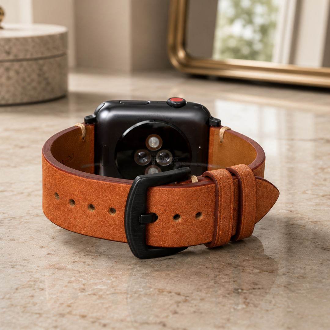 Premium Italian Leather Strap For Apple Watch - Watch Band
