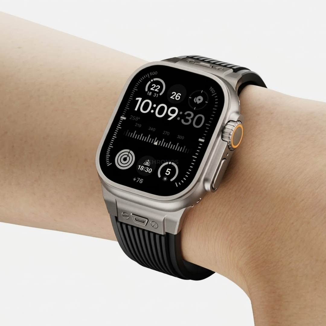 RM Designer Streamlined Silicone Band For Apple Watch - Watch Band