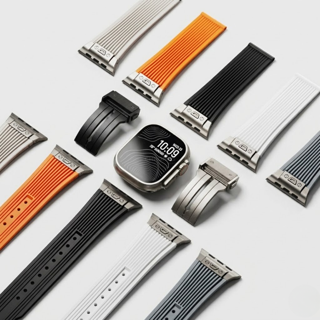 RM Designer Streamlined Silicone Band For Apple Watch - Watch Band