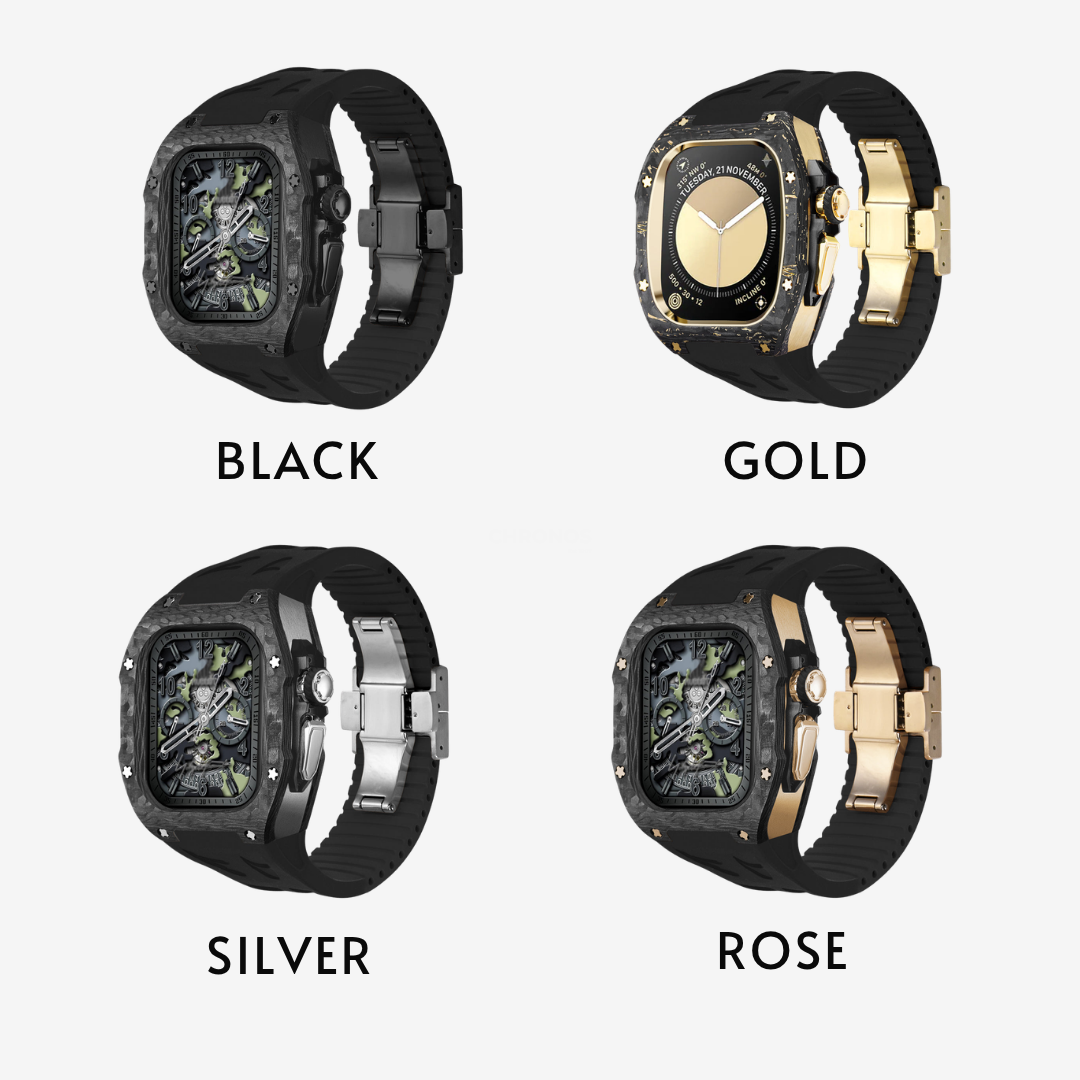 RM7006 Carbon Fiber Case Retrofit Kit For Apple Watch Ultra - Watch Case