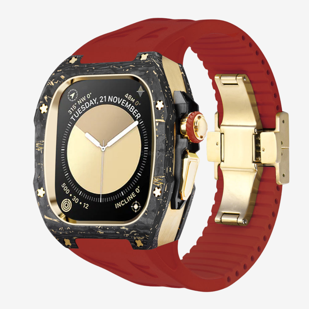 RM7006 Carbon Fiber Case Retrofit Kit For Apple Watch Ultra - Watch Case