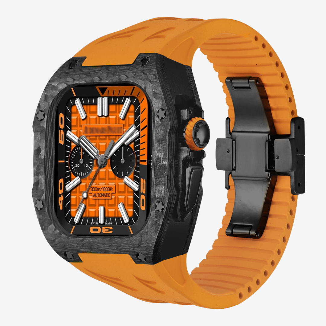 RM7006 Carbon Fiber Case Retrofit Kit For Apple Watch Ultra - Watch Case
