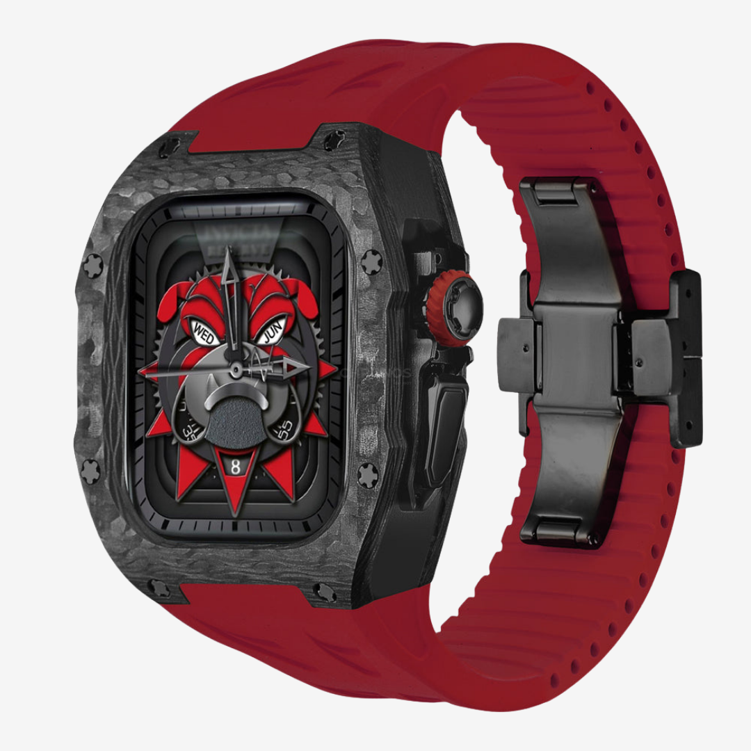 RM7006 Carbon Fiber Case Retrofit Kit For Apple Watch Ultra - Watch Case